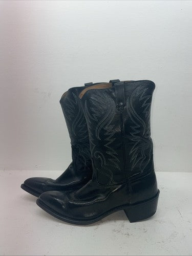 New Men’s Black Acme Cowboy Boots. 4710 11.5 11 1/2 D. 9-80