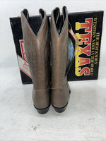 New Women’s Tan Texas Imperial Cowboy Boots. 4952 7.5 7 1/2 M. 17-68