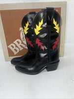 New Children’s Black Bronco Cowboy Boots.  8.5 8 1/2 D 24-10