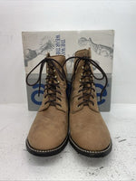 New Men’s Brown Lace Up Acme Cowboy Boots. 5784 11 E W. 9-29