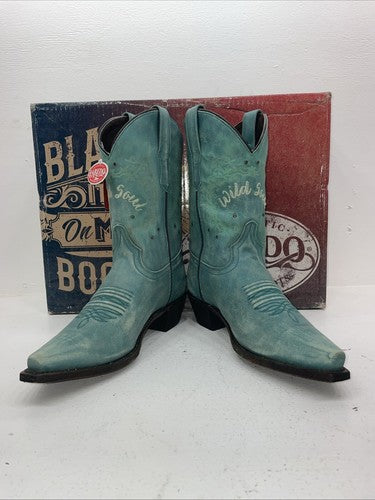 New Women’s Blue Laredo Cowboy Boots. 3127 10 M. 15-120
