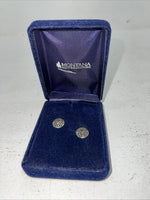 New Women’s Montana Silversmiths Gold Black Silver Star Oval Earrings. A-48