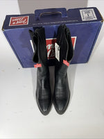 New Men’s Western Boots. Black Dominion Color Boot. 9.5 Size. 7-8
