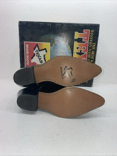 New Women’s Black Texas Brand Cowboy Boots. 4800 8.5 8 1/2 M. 16-107