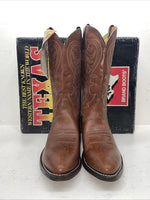 New Men’s Brown Texas Brand Cowboy Boots. 5111 11.5 11 1/2 D. 9-64