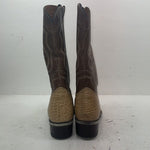 New Men’s Brown Texas Brand Cowboy Boots. 25 12 D. 10-14