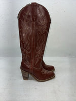 New Women’s Brown Fashion Capezio Cowboy Boots. L 463 6.5 6 1/2 M. 19-95