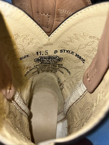 New Children’s Tan Smoky Mountain Cowboy Boots. 3051 C 11.5 11 1/2. 24-113