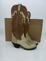 New Women’s Tan The Sanders Cowboy Boots. 5.5 5 1/2 B. 20-53