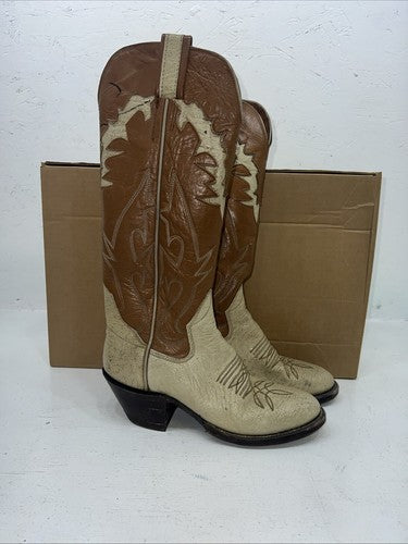 New Women’s Tan The Sanders Cowboy Boots. 5.5 5 1/2 B. 20-53