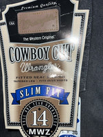 New Women’s Cowboy Cut Gray Wrangler Slim Fit Jeans. 1x36 G-2