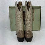 New Women’s Tan Texas Brand Cowboy Boots. L 104 6.5 6 1/2 M. 20-76