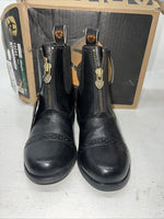 New Children’s Black Ariat Zip Up Boots. 50505 12. 24-120