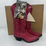 New Women’s Dark Pink Texas Brand Cowboy Boots. 4639 5.5 5 1/2 M. 20-37