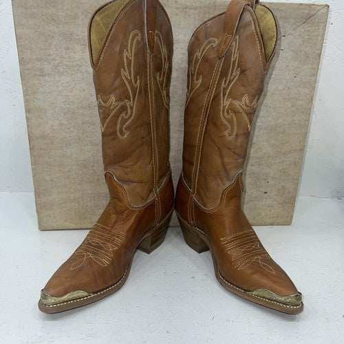 New Women’s Brown Texas Brand Cowboy Boots. S4514 5.5 5 1/2
