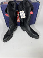 New Men’s Western Boots. Black Dominion Color Boot. 9.5 Size. 7-8