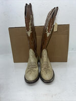 New Women’s Tan The Sanders Cowboy Boots. 5.5 5 1/2 B. 20-53
