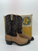 New Men’s Brown Texas Brand Cowboy Boots. 6544 11.5 11 1/2 D. 9-69