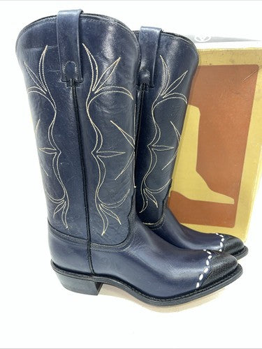 New Women’s Blue Acme Cowboy Boots. 665 6 C. 20-100