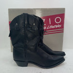 New Women’s Black Capezio Cowboy Boots. L 840 10 M. 17-126