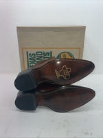 New Men’s Brown Texas Brand Cowboy Boots. 7313 11.5 11 1/2 D. 9-83