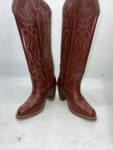 New Women’s Brown Fashion Capezio Cowboy Boots. L 463 6.5 6 1/2 M. 19-95