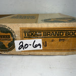 New Women’s Brown Texas Brand Cowboy Boots. L 144. 6 M. 20-69