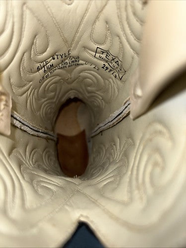 New Women’s Tan Texas Brand Cowboy Boots. L 140 6.5 6 1/2 M. 19-74