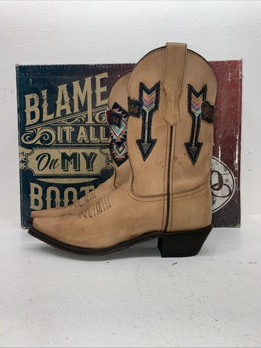 New Women’s Brown Laredo Cowboy Boots. 3122 9 M. 15-110