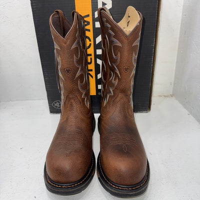 NEW womens Ariat WorkHog Composite Toe Brown Boot, Style 10018576. 10.5B, 16-125