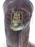 New Men’s Brown Dan Post Cowboy Boots. 2111 14 D. 10-27