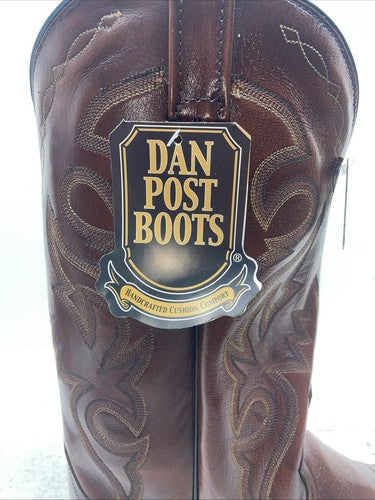New Men’s Brown Dan Post Cowboy Boots. 2111 14 D. 10-27