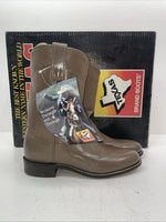 New Women’s Gray Texas Brand Cowboy Boots. 4480 8 M. 16-26