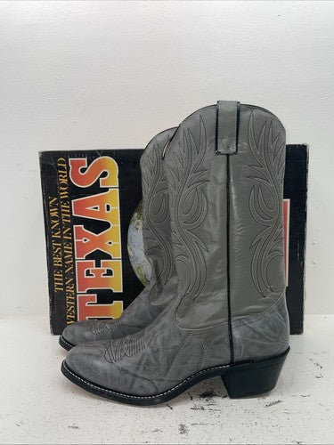 New Men’s Blue Texas Brand Cowboy Boots. 7499 12 D. 10-30