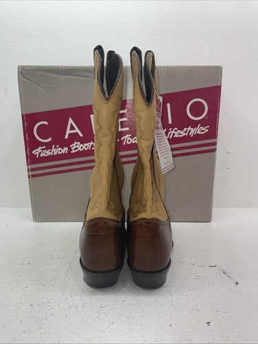 New Women’s Brown Capezio Cowboy Boots. L 224 9 M. 15-66