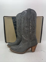 New Women’s Gray Capezio Cowboy Boots. L 342 8.5 8 1/2 M. 15-67
