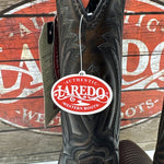 NEW Men’s Dark Brown Lizard Print Authentic Laredo Brand Boot. Size 8.5EW. 2-6.