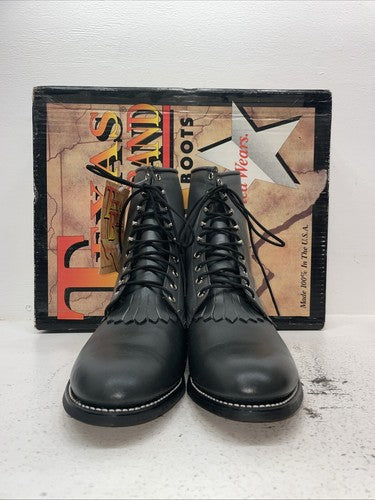 New Men’s Gray Texas Brand Cowboy Boots. 8852 11 D. 9-17