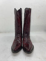 New Women’s Red Texas Brand Cowboy Boots. 43 7 M. 18-134