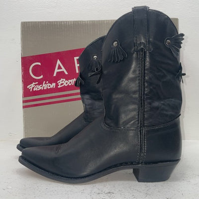 New Women’s Black Capezio Cowboy Boots. L 840 10 M. 17-126