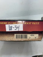 New Women’s Brown Texas Brand Cowboy Boots. 4244 7 M. 18-34