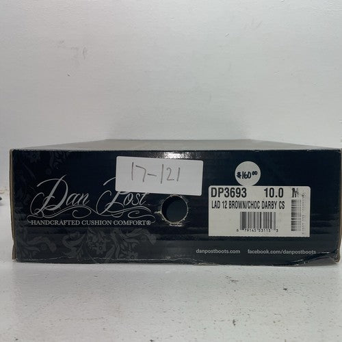 New Women’s Brown Dan Post Cowboy Boots. 3693 10 M. 17-121