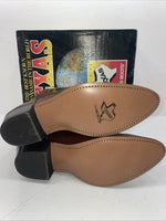 New Men’s Brown Texas Brand Cowboy Boots. 5101 12 D. 9-50