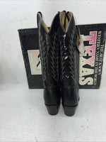 New Women’s Black Texas Brand Cowboy Boots. 4800 7 M. 18-103