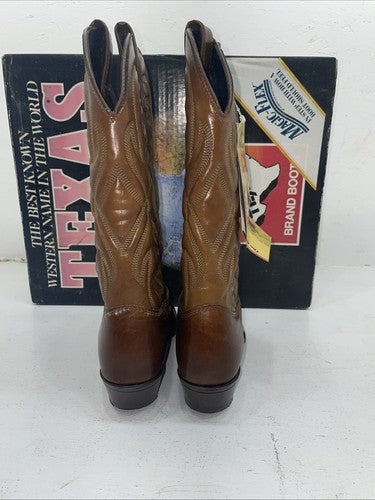 New Women’s Brown Texas Brand Cowboy Boots. 4244 7 M. 18-34
