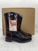 New Women’s Cherry Black Texas Brand Cowboy Boots.  6823 7 M. 18-71