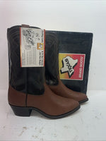 New Men’s Brown Texas Brand Cowboy Boots. 5101 11 D. 8-16