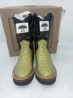 New Children’s Lime Smoky Mountain Cowboy Boots. 3027C 11.5 11 1/2 D. 24-83