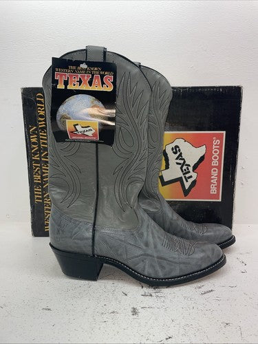New Men’s Blue Texas Brand Cowboy Boots. 7499 12 D. 10-30