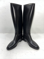 New Women’s Black Derby English Riding Boots. 38 7 W. 12-28